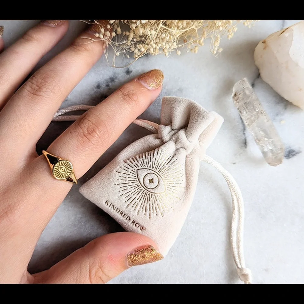 Evil Eye Signet Ring | Kindred Row & Inner Eye Ceramic Dish | Goddess Provisions - Picture 7 of 10